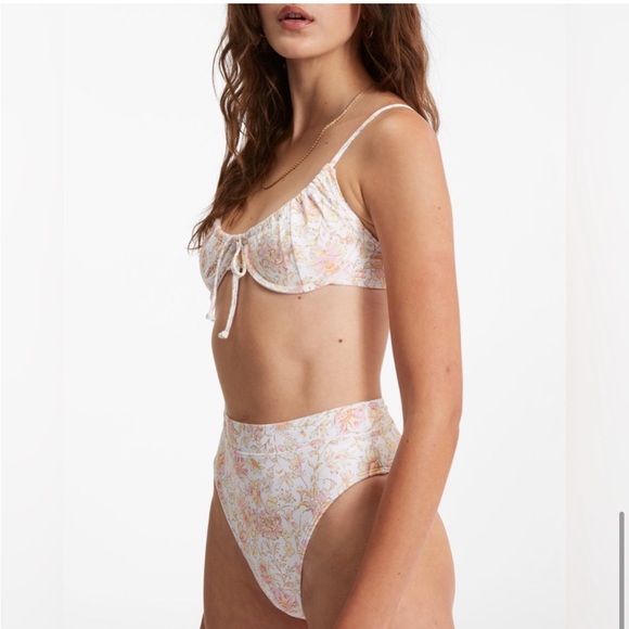Billabong Day Dreamin Rise Bikini Bottoms in Multi NWT - Picture 5 of 5
